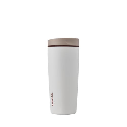 Owala SmoothSip Slider Insulated Stainless Steel Coffee Tumbler, Reusable Iced Coffee Cup, Hot Coffee Travel Mug, BPA Free 20 oz, Vanilla Bean | Amazon (US)
