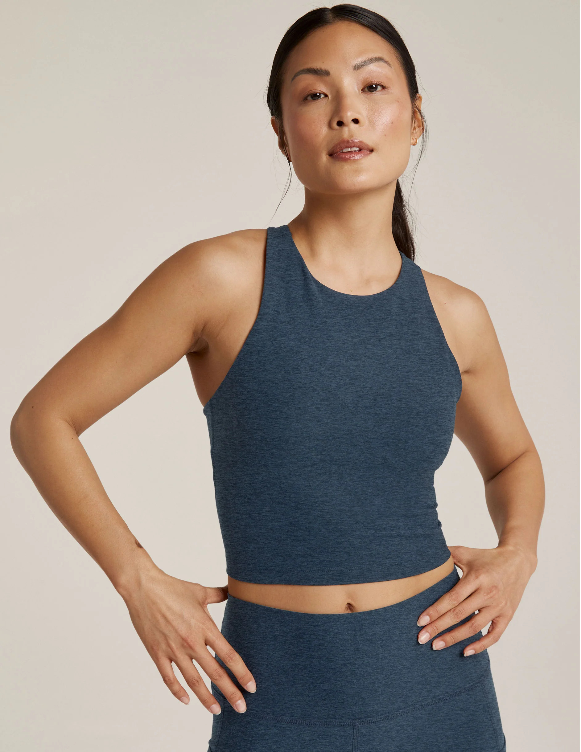 Spacedye Focus Cropped Tank| Beyond Yoga | Beyond Yoga