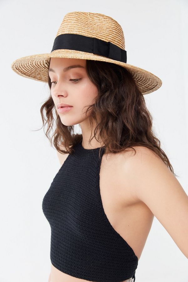 Brixton Joanna Straw Wide-Brim Fedora | Urban Outfitters (US and RoW)