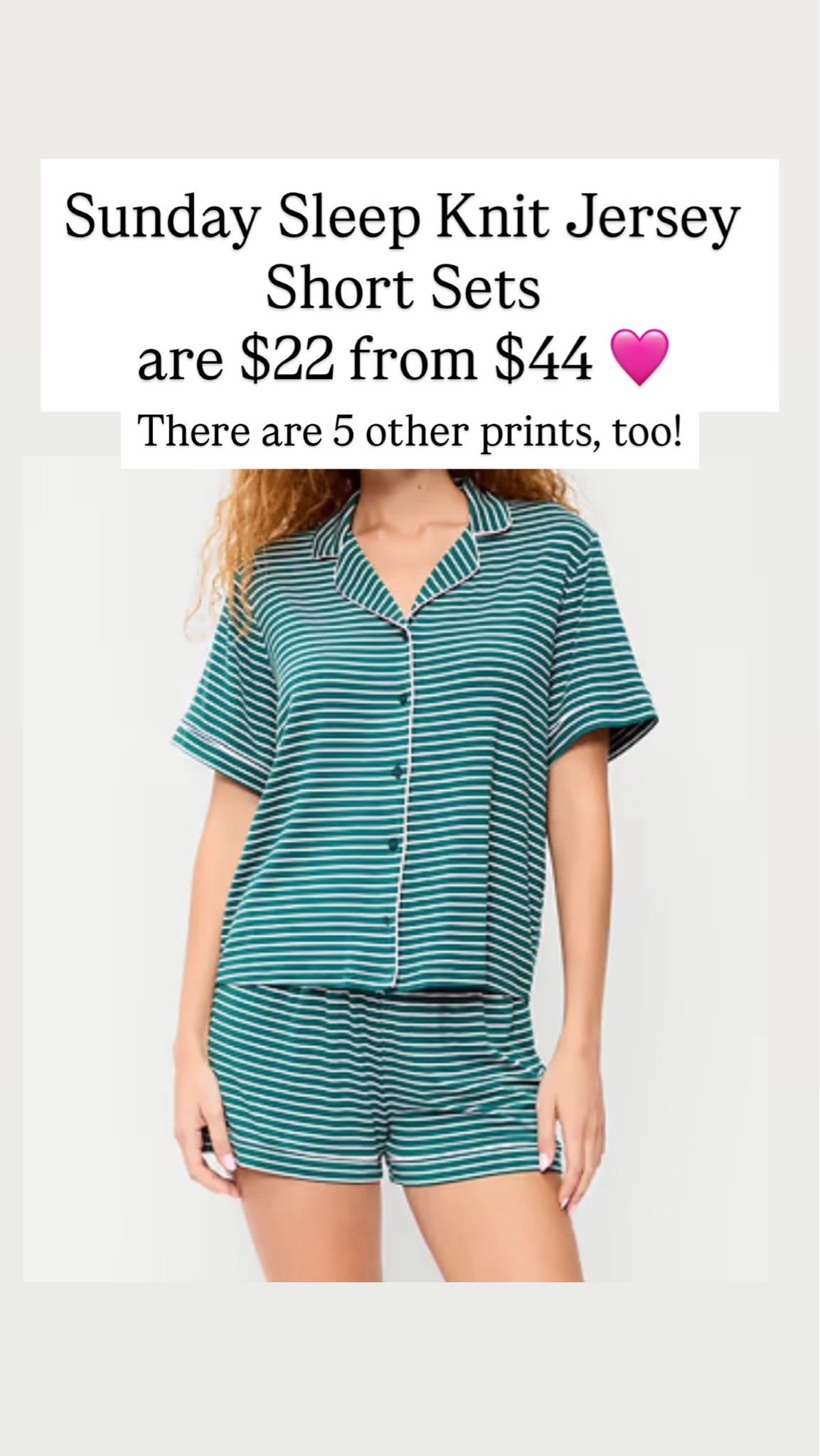 Sunday Sleep Knit Jersey Short Set

#LTKSaleAlert