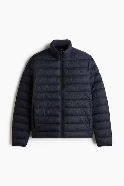 H & M - Slim-Fit Lightweight Puffer Jacket - Blue | H&M (US + CA)