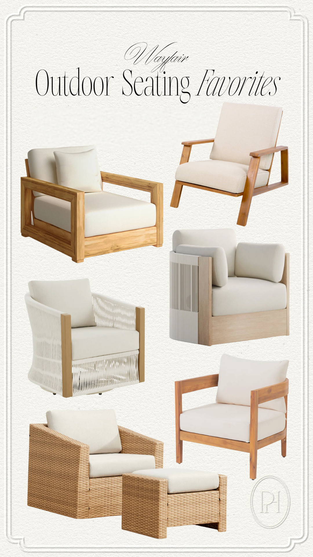 #ad Upgrade your outdoor seating with these cozy finds from @Wayfair 

#wayfair #wayfairpartner #wishyouwerehere #outdoor 

#LTKHome #LTKSeasonal