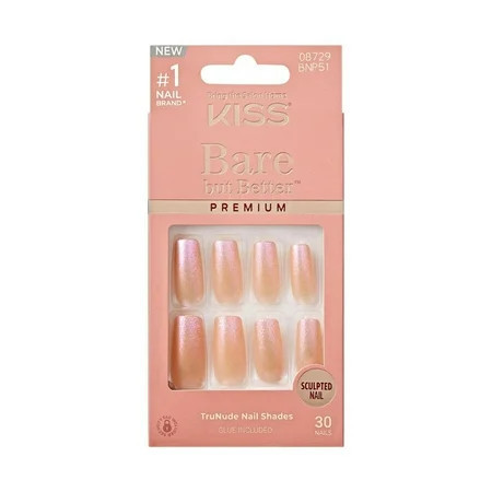 KISS - BARE-BUT-BETTER PREMIUM NAILS - SWEET | Walmart (US)