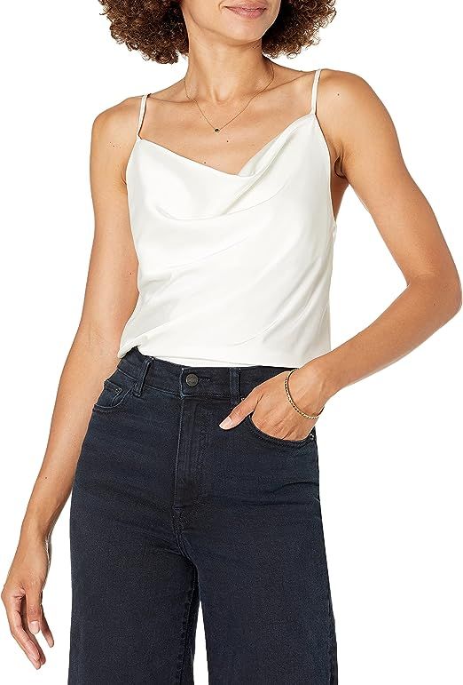 The Drop Women's Christy Cowl Neck Cami Silky Stretch Top | Amazon (US)