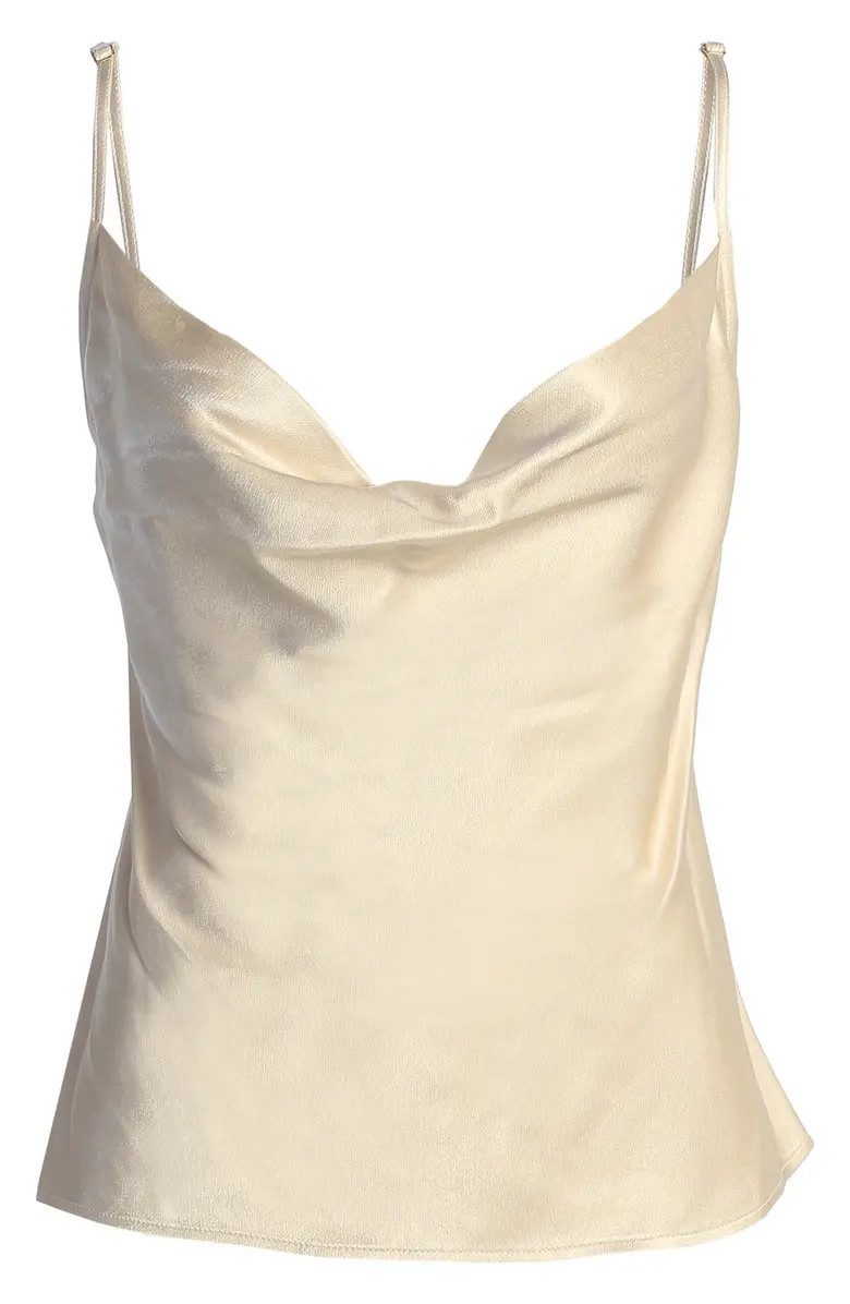 Amour Cowl Neck Satin Camisole | Nordstrom