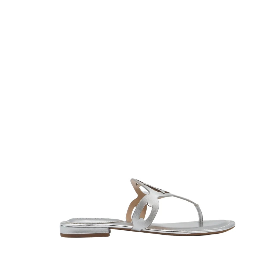 Silberne Flip-Flops | Miinto DE