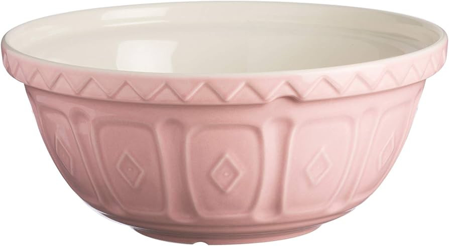 Mason Cash Colour Mix Powder Pink 26 Centimetre Chip Resistant Earthenware Mixing Bowl | Amazon (UK)