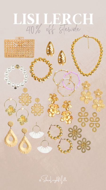 Still 40% off sitewide! 

#memorialdaysale #memorialday #jewelry #lisilerch #goldjewelry #accessories #summerstyle #bracelet #earrings 

#LTKFindsUnder100 #LTKGiftGuide #LTKSaleAlert
