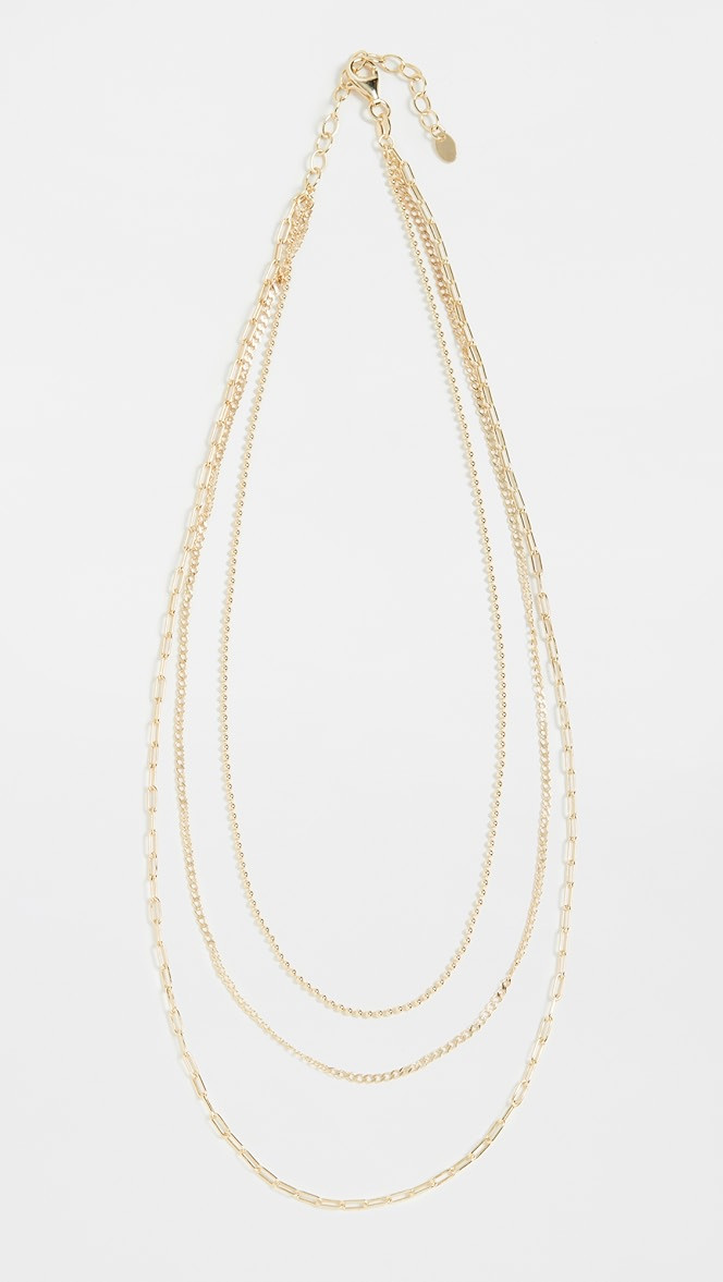 Three Row Pre-Layer Necklace | Shopbop