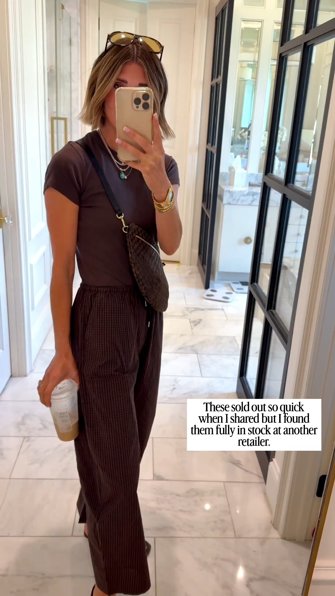 Found these pants in stock! I'm wearing size small.

#LTKfall #LTKstyletip