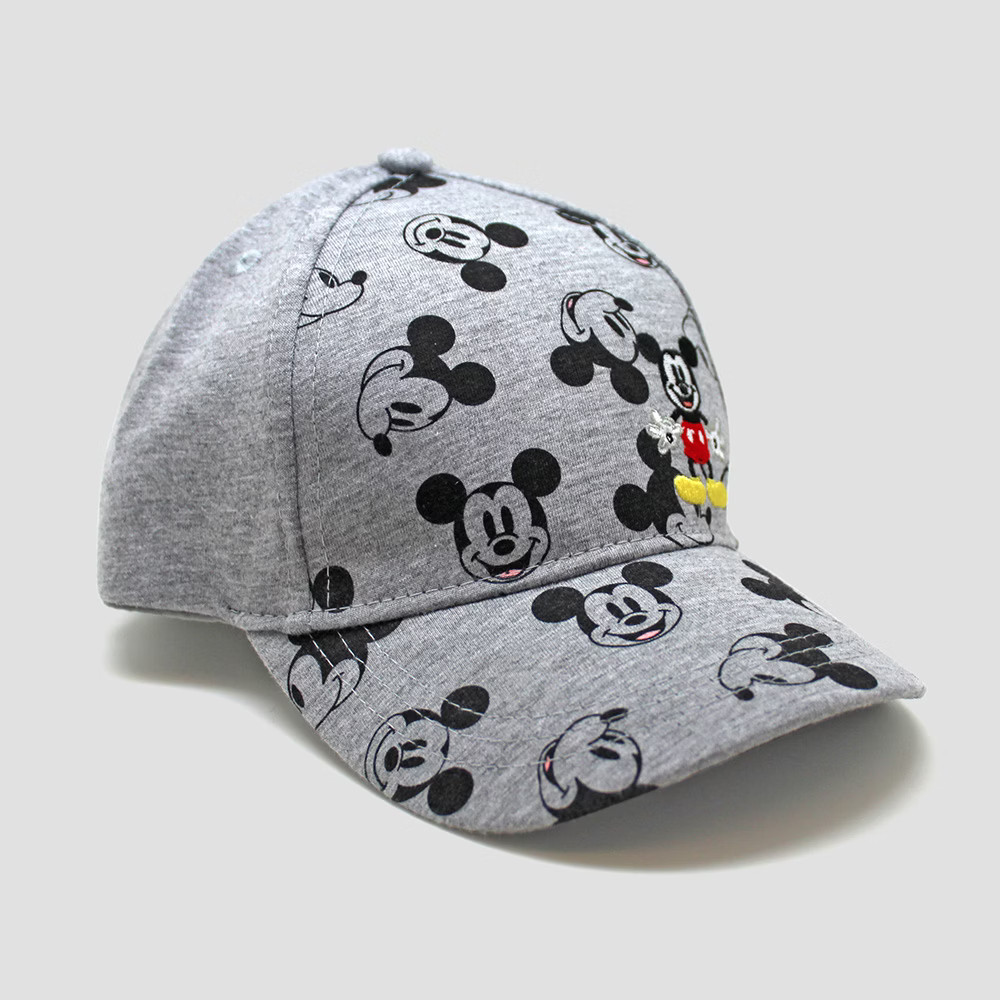 Toddler Boys' Mickey Mouse Baseball Hat - Gray One Size | Target
