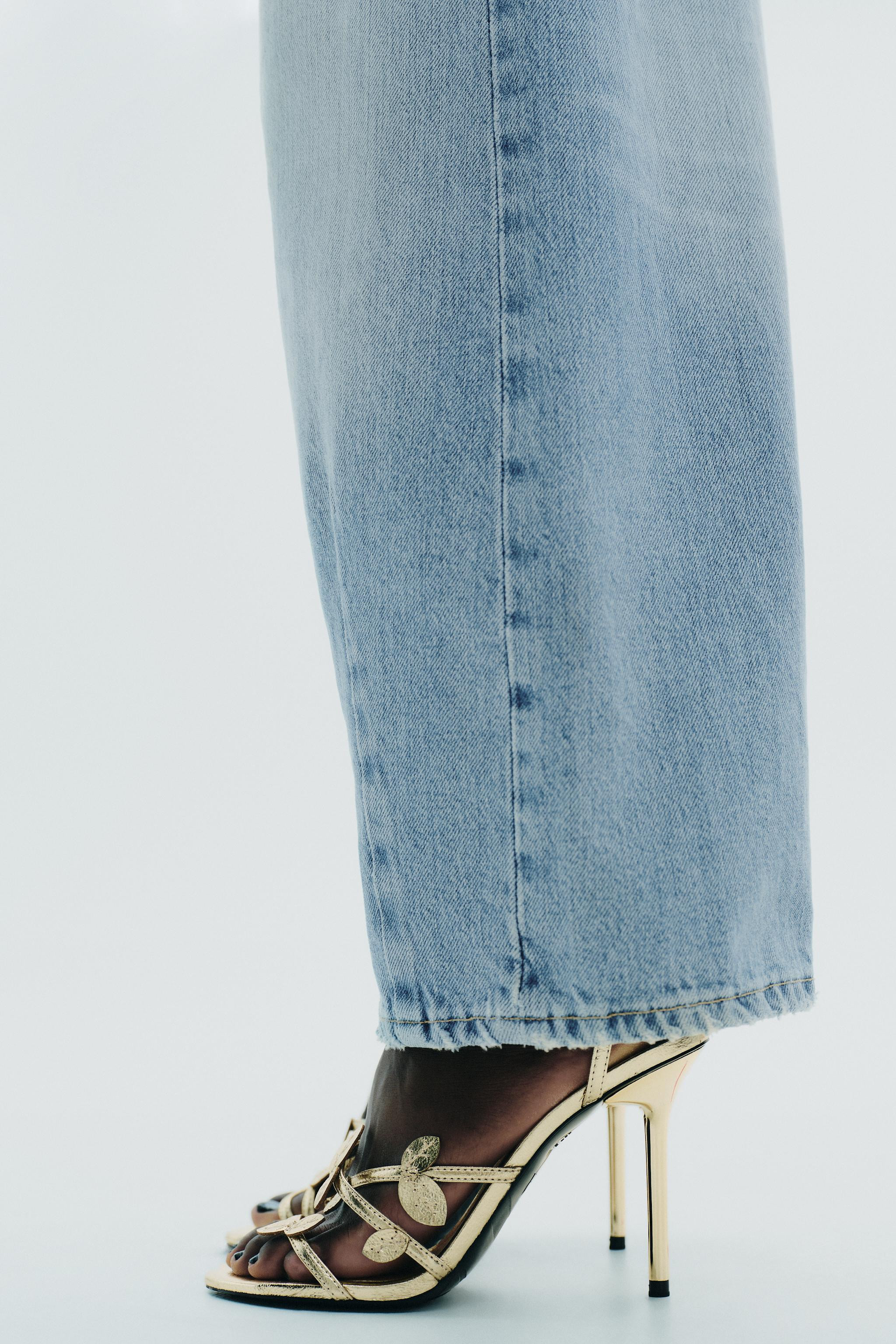 METALLIC EFFECT FANCY SANDALS | Zara US