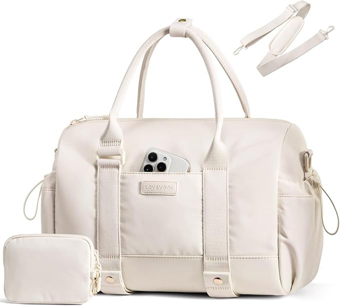 LOVEVOOK Small Gym Bag for Women with Yoga mat Holder, Mini Duffle Bag for Travel with Wet Pocket... | Amazon (US)