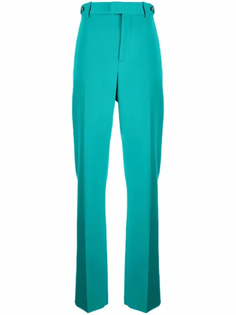 high-waist straight trousers | Farfetch (AU)