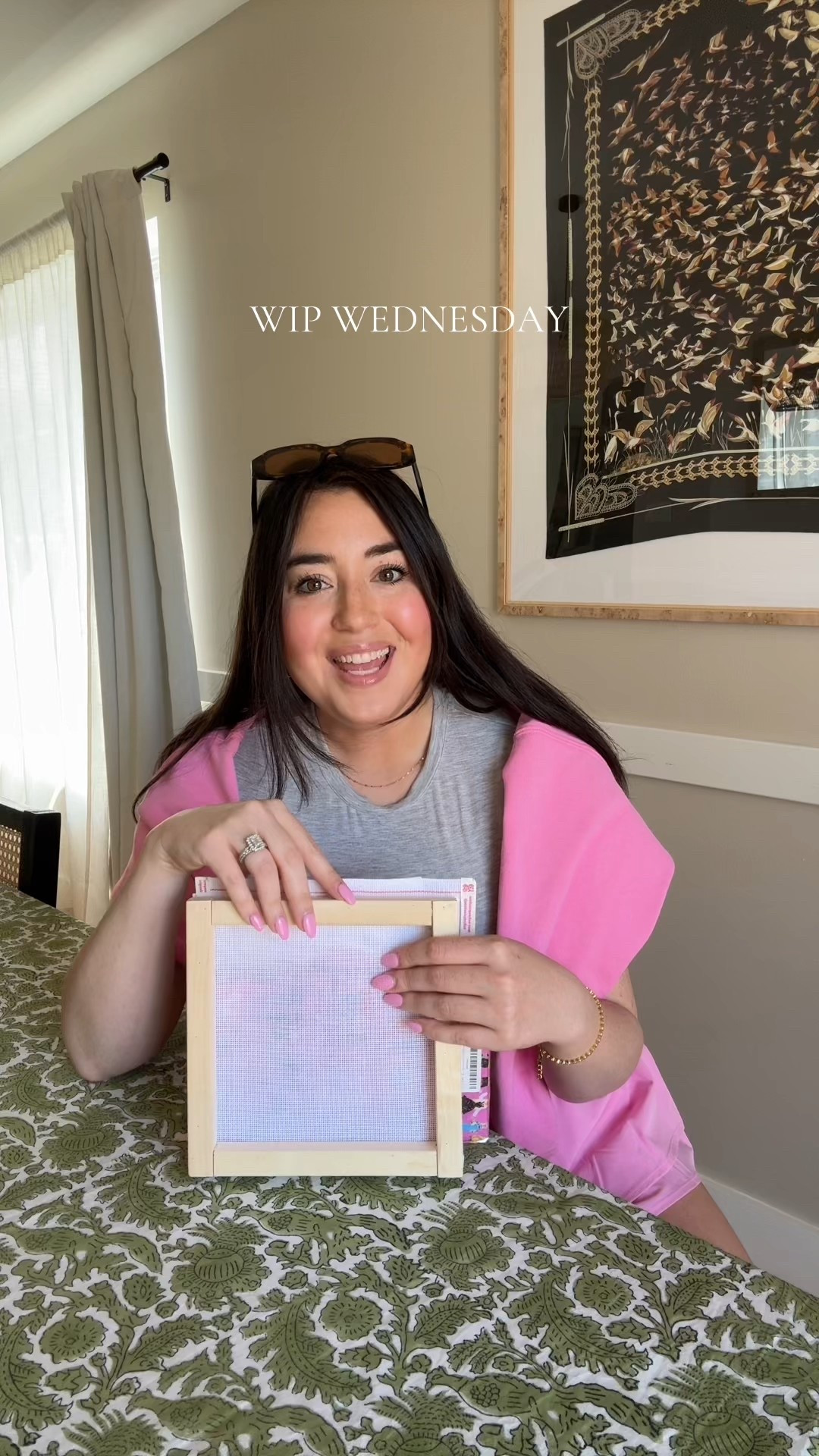 WIP Wednesday needlepoint update!