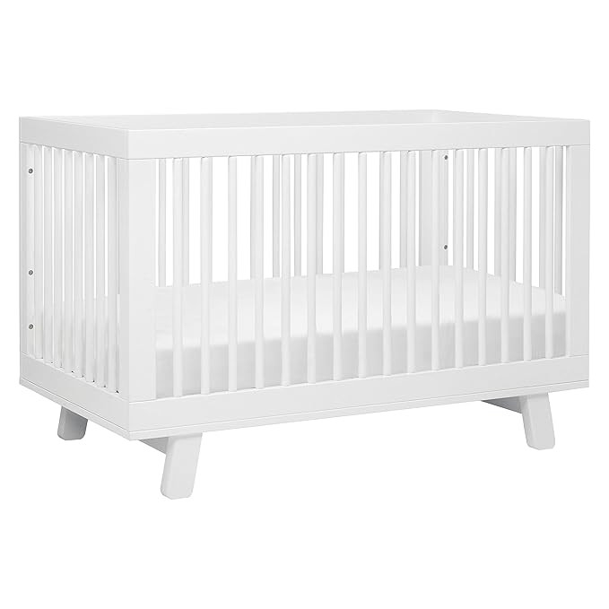 Babyletto Hudson 3-in-1 Convertible Crib with Toddler Bed Conversion Kit in White, Greenguard Gol... | Amazon (US)