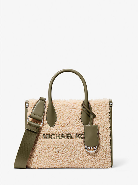 Mirella Small Faux Shearling Crossbody Bag | Michael Kors US