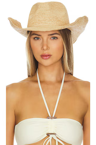 Casa Clara Cowboy Hat in Raffia from Revolve.com | Revolve Clothing (Global)