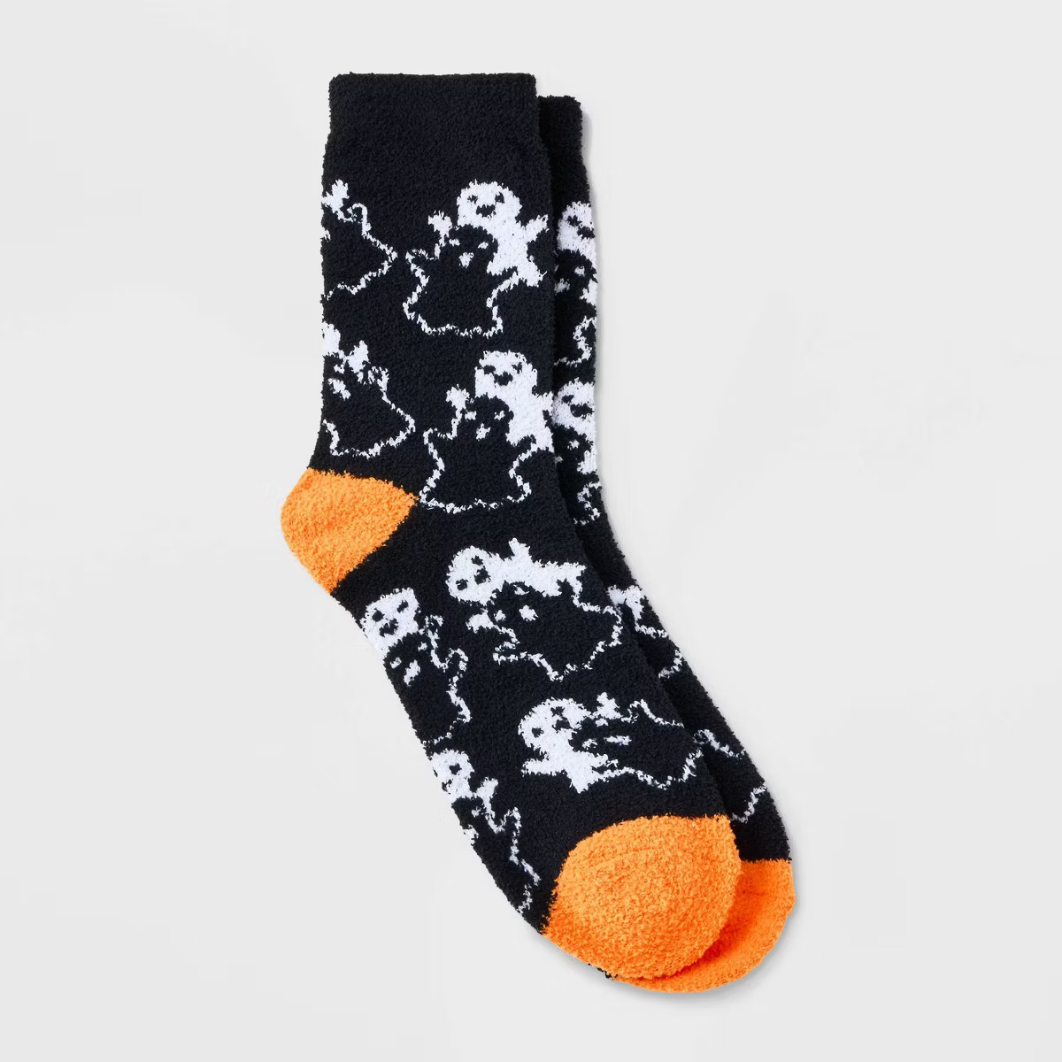 Women's Ghosts Halloween Cozy Crew Socks - Hyde & EEK! Boutique™ Black 4-10 | Target