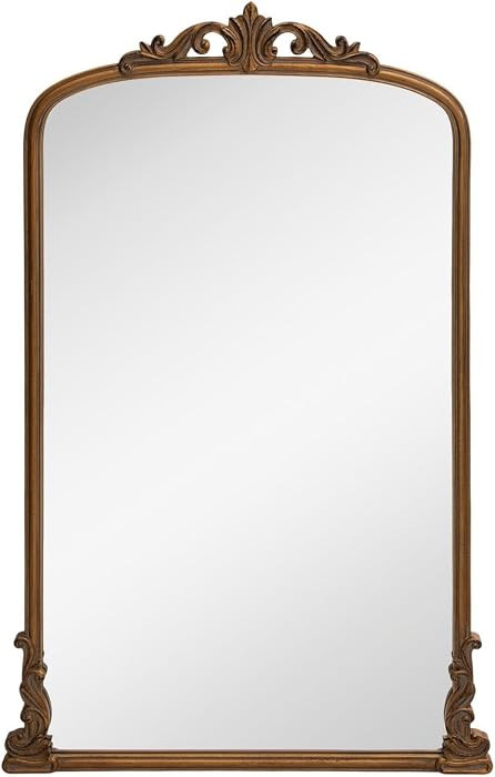 Hobby Lobby Antique Gold Baroque Arch Wood Wall Mirror, 30W x 48H Inches | Amazon (US)