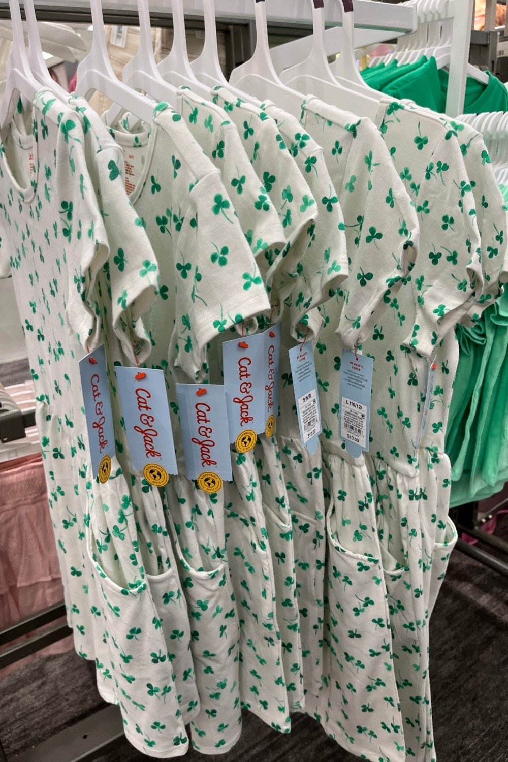 Cute girls St Patrick’s Day shamrock dress at Target and only $10!

#LTKWedding #LTKKids #LTKSeasonal