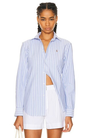 Oxford Long Sleeve Button Up Shirt | FWRD 