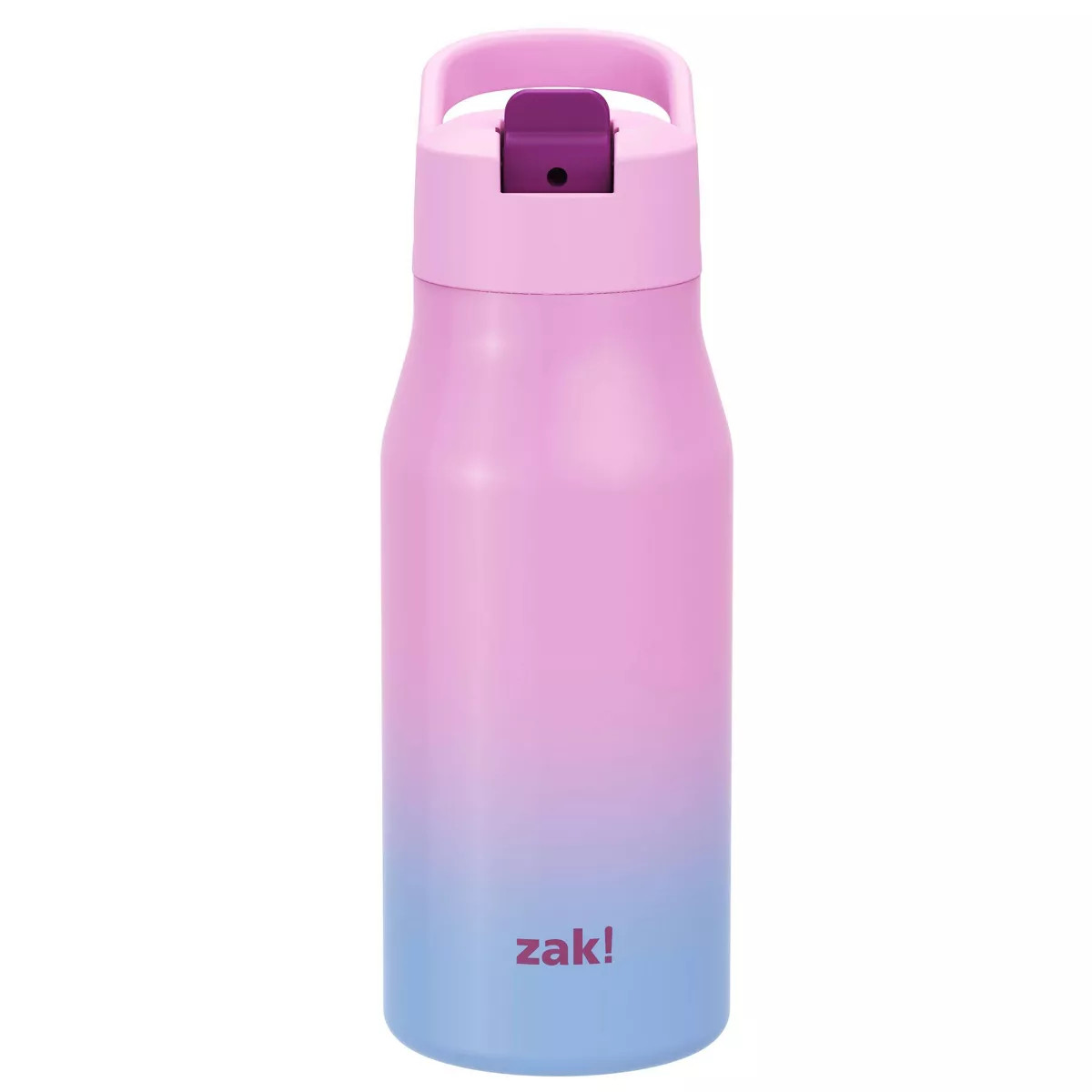 Zak Designs 14oz Double Walled Stainless Steel Tranquility Straw Water Bottle | Target