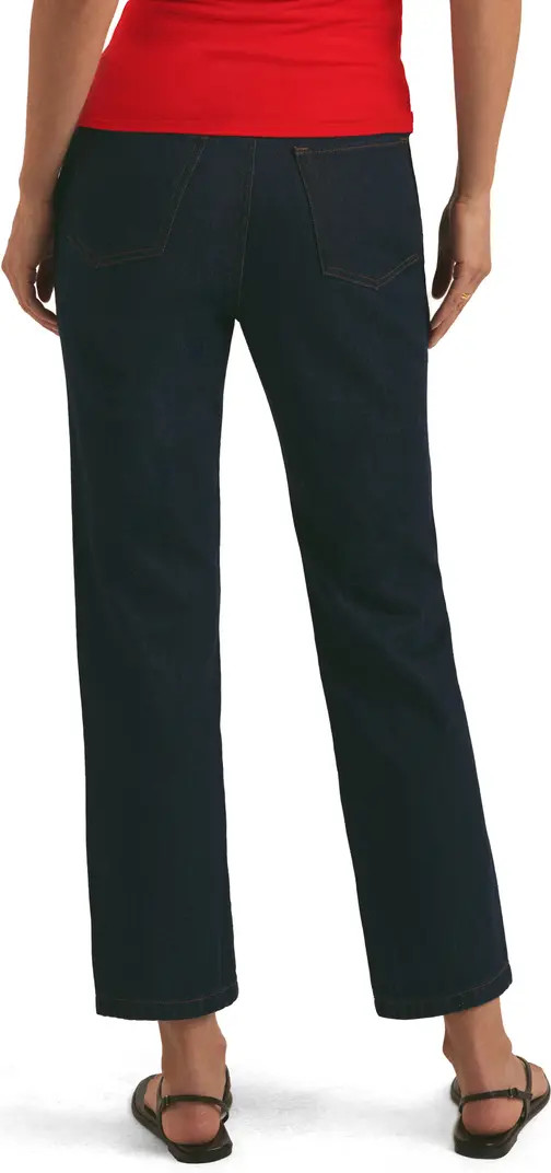 The Valentina High Waist Ankle Straight Leg Jeans | Nordstrom