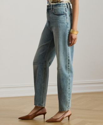 Lauren Ralph Lauren Women's High-Rise Barrel Jeans - Macy's | Macy's