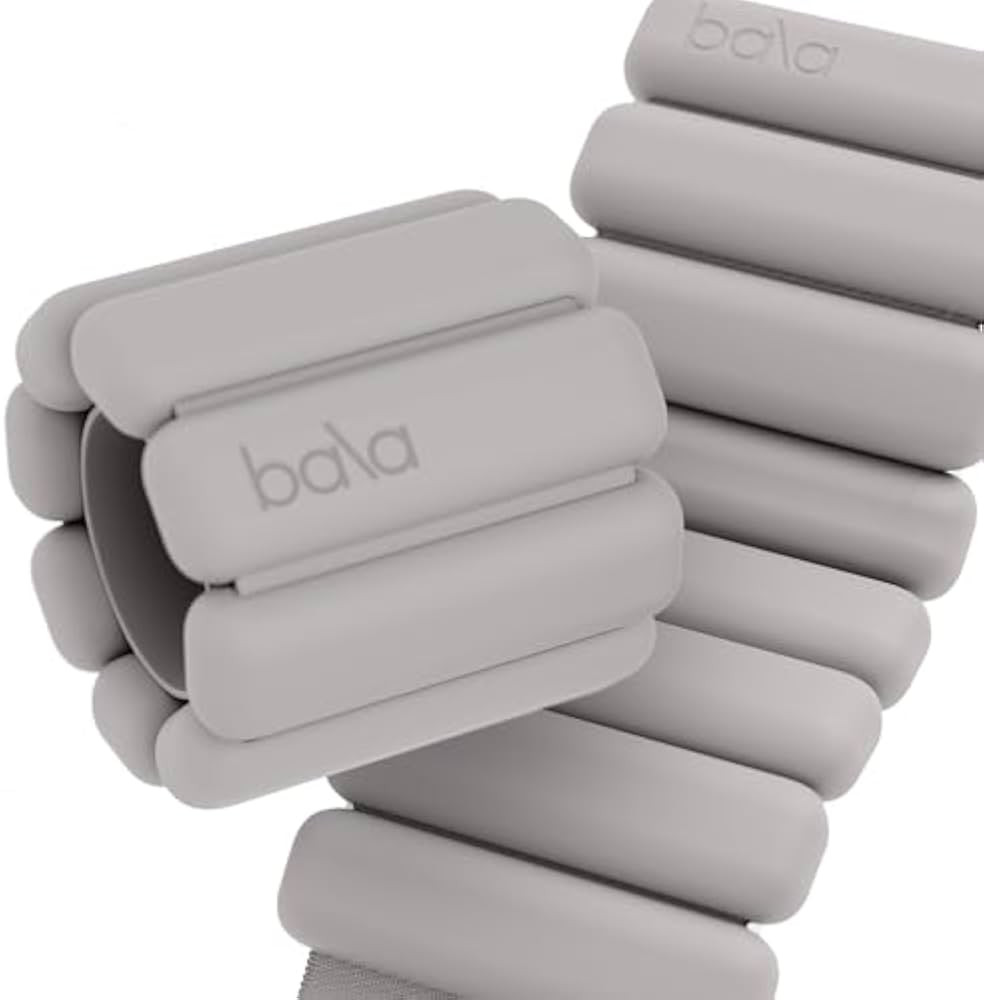 Bala Bangles Wrist & Ankle Weights for Women & Men - Adjustable Silicone Weighted Bracelet Set fo... | Amazon (US)