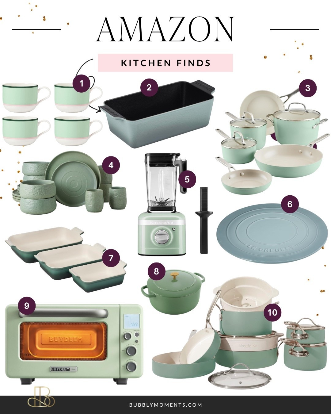 If your dream kitchen is equal parts functional and aesthetic, these finds are for you 💚✨ effortlessly stylish pieces that make everyday cooking, hosting, and organizing feel more elevated. Loving the soft tones, timeless designs, and cozy home vibe these bring to any kitchen setup. These are the kinds of finds that instantly make your space feel fresh, clean, and beautifully curated 🤍

#amazonmusthaves #kitchenfinds #ltkhome #homefavorites #amazonkitchen #homedecor #kitchendecor #interiordesign #homeorganization #kitchenstyle #cozyhome #aestheticfinds #modernliving #homegoals #cookware #kitchenessentials #decorideas #amazonfind #stylishkitchen #homeinspiration #neutralhome #dailyfinds #organizedhome #coffeebarideas #kitchenware #homeupgrades #amazonhomefavorites #ltkit #homeaesthetic

#LTKdayinmylife #LTKmomlife #LTKHome