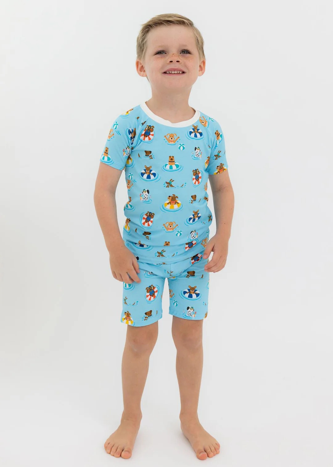 Poolside Pups Short Sleeve Set | Tiny Jams