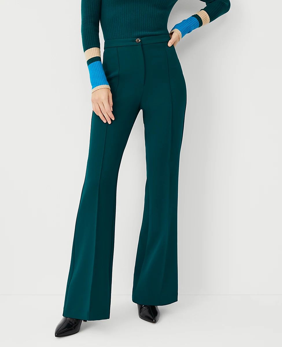 The Flare Trouser Pant in Double Crepe | Ann Taylor (US)