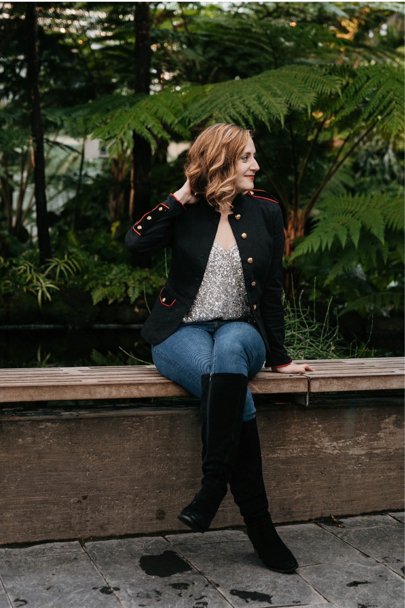 Sequin and sparkle add a fun twist to this #express novelty gold piped structured jacket #Ad—I find I land somewhere in the stylist world by classic and timeless while also sparkly and quirky. And, also love some staple and neutral designs. Give me a few capsule items that are slow fashion. Those are favs of my style—😘 #ExpressStyleEditor tell me about your style and I can recommend some pieces for you 

With an eye that enjoys fashion, I also like owning pieces with functionality. It’s fun mixing old and new, modern and vintage, fresh and unique, simple and bold—and finding a comfortable design—for me. This sequin top from @express is currently on sale! It’s a great time to add a bit of “fun” to your wardrobe, wouldn’t you say? ✨ check out the suit and sequin options now on sale in this link https://creatoriq.cc/3ZGsFgy  also—linking my styles on @liketoknowit and in my stories! 📷: @meimei.photography meme
.
.
.
.
.
.
.
#theeverygirl #theglennygirl #modern #fresh #oldandnew #sequin #sparkle #vintage #ExpressStylePartner #noveltygoldstructuredjacket #jacket #circus #southernblogger @express @fashionweek

#LTKSeasonal #LTKstyletip #LTKFind