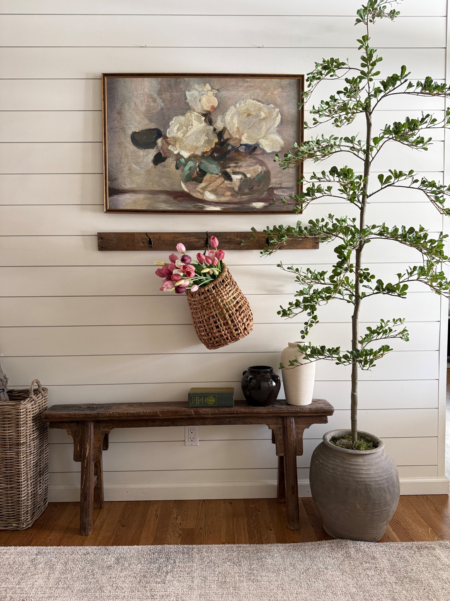 Soft drama.
Organic height.
Timeless presence.
A beautifully realistic black olive tree is one of the easiest ways to bring life, movement, and quiet drama into an entryway. It adds vertical interest without feeling heavy, grounding the space while still keeping it light and organic.
I love how an olive tree instantly creates that collected, European feel—softening architectural lines, filling empty corners, and making an entryway feel finished the moment you walk in. No maintenance, no fuss, just natural texture and presence that works year-round.
This is the kind of styling that feels effortless but intentional—cozy, elevated, and timeless.


#LTKSeasonal #LTKHome #LTKstorytime