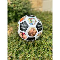 Personalized Picture Soccer Ball, With Photos & Text, Custom Photo Ball, Gift For Coach Seniors Players | Etsy (US)