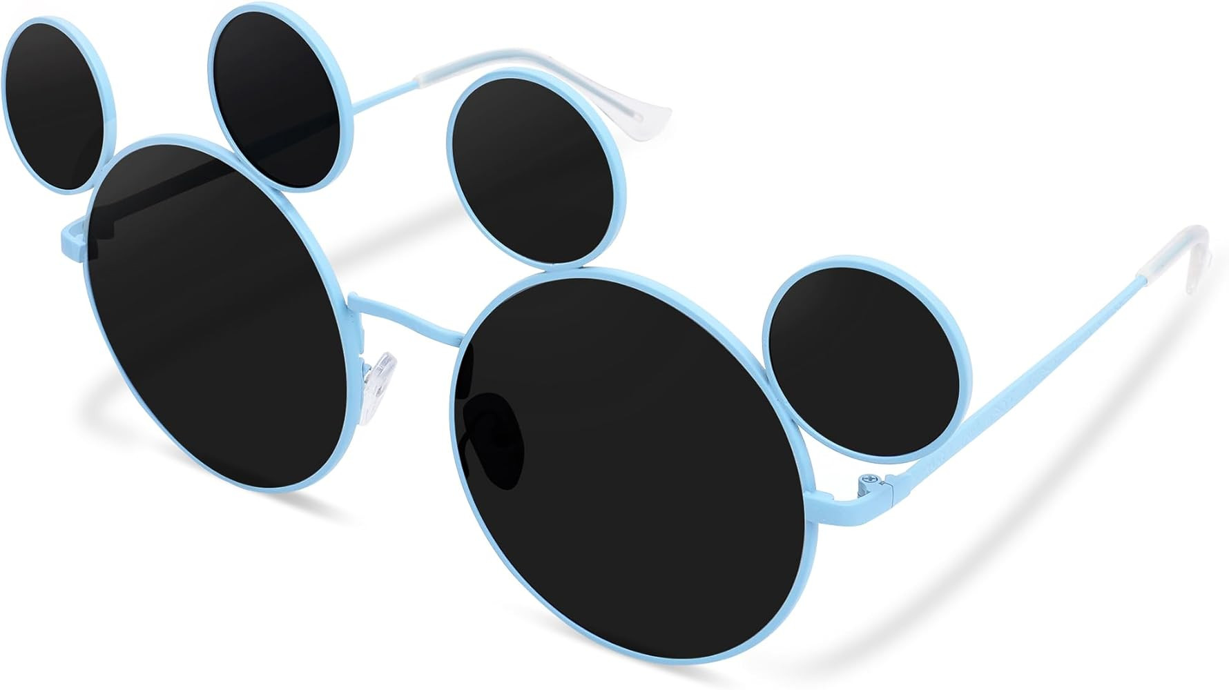 Mouse Ear Sunglasses for Women Men,Black Cartoon Sunglasses with Case,Theme Park Accessories,UV P... | Amazon (US)
