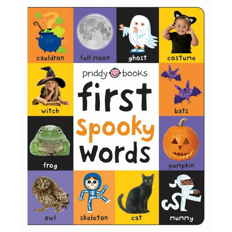 Roger Priddy: First 100 Padded: First Spooky Words (Board Book) - Walmart.com | Walmart (US)