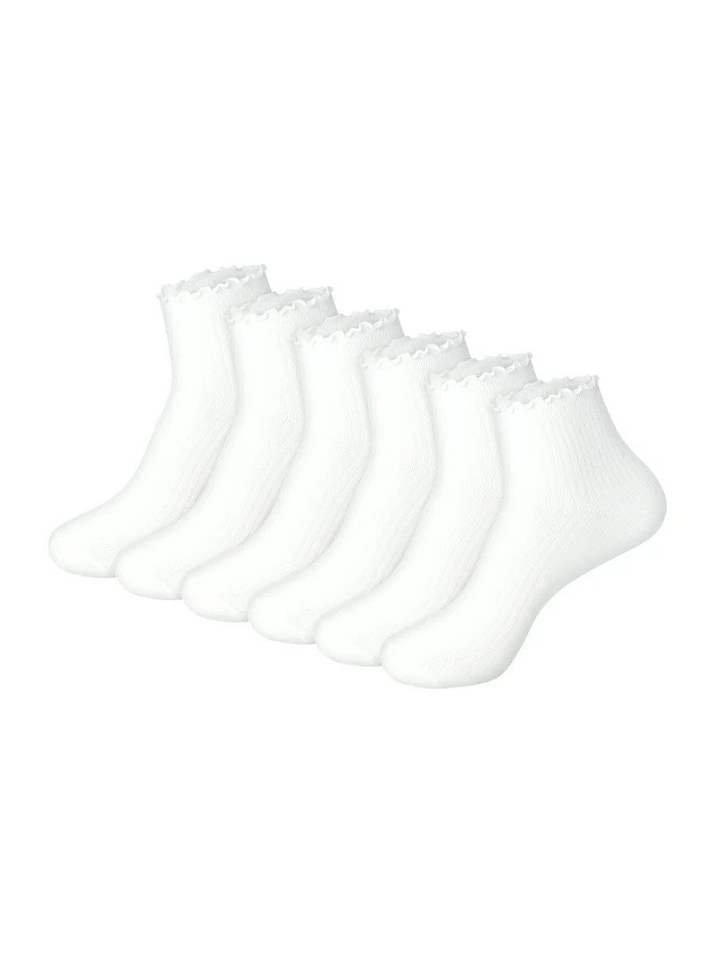 Hanes Women's Ankle Socks, Originals Supersoft, 6-Pack, Size 5-9 | Walmart (US)