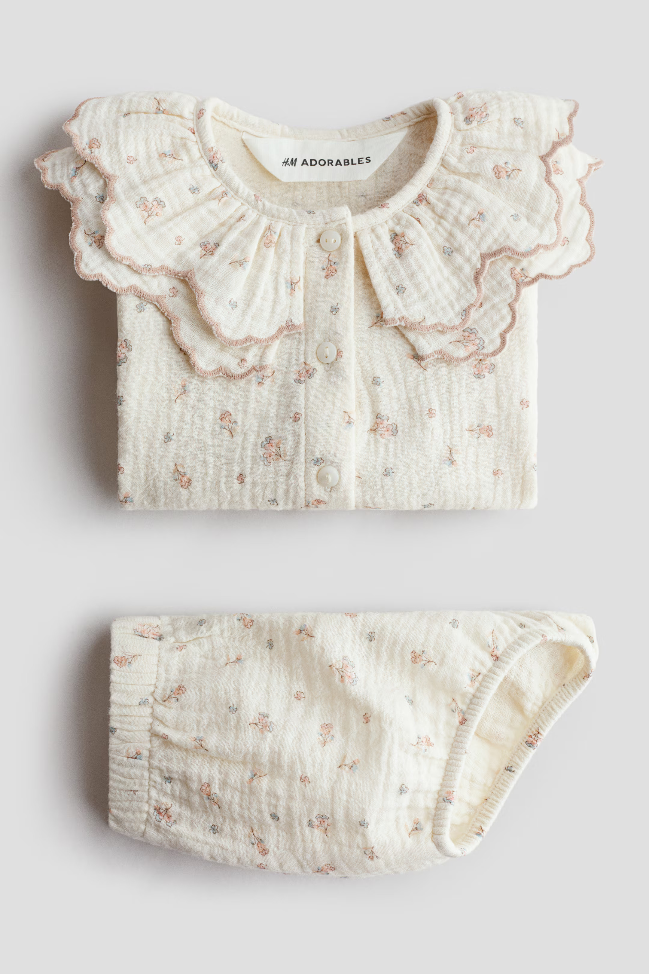 2-Piece Cotton Muslin Set | H&M (US + CA)