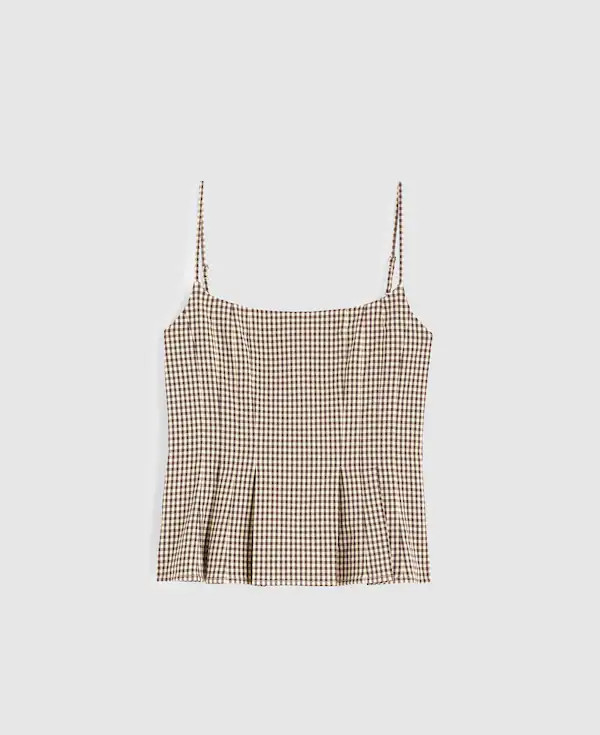 Darted Peplum Cami Top | Madewell