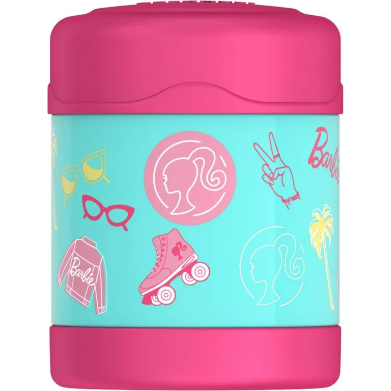 Thermos Stainless Steel Funtainer Food Jar, Barbie, 10 Ounce | Walmart (US)