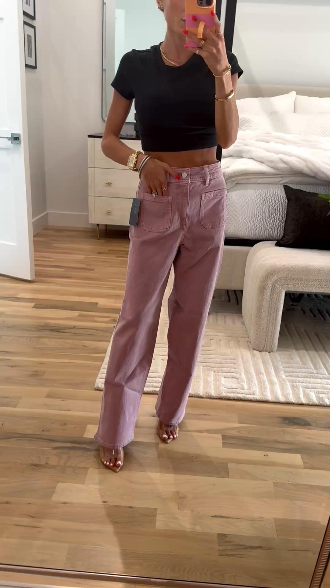 These jeans run large but I love the idea of them! Wearing 00 
Sailor jeans, target style

#LTKSaleAlert #LTKPetite #LTKOver40