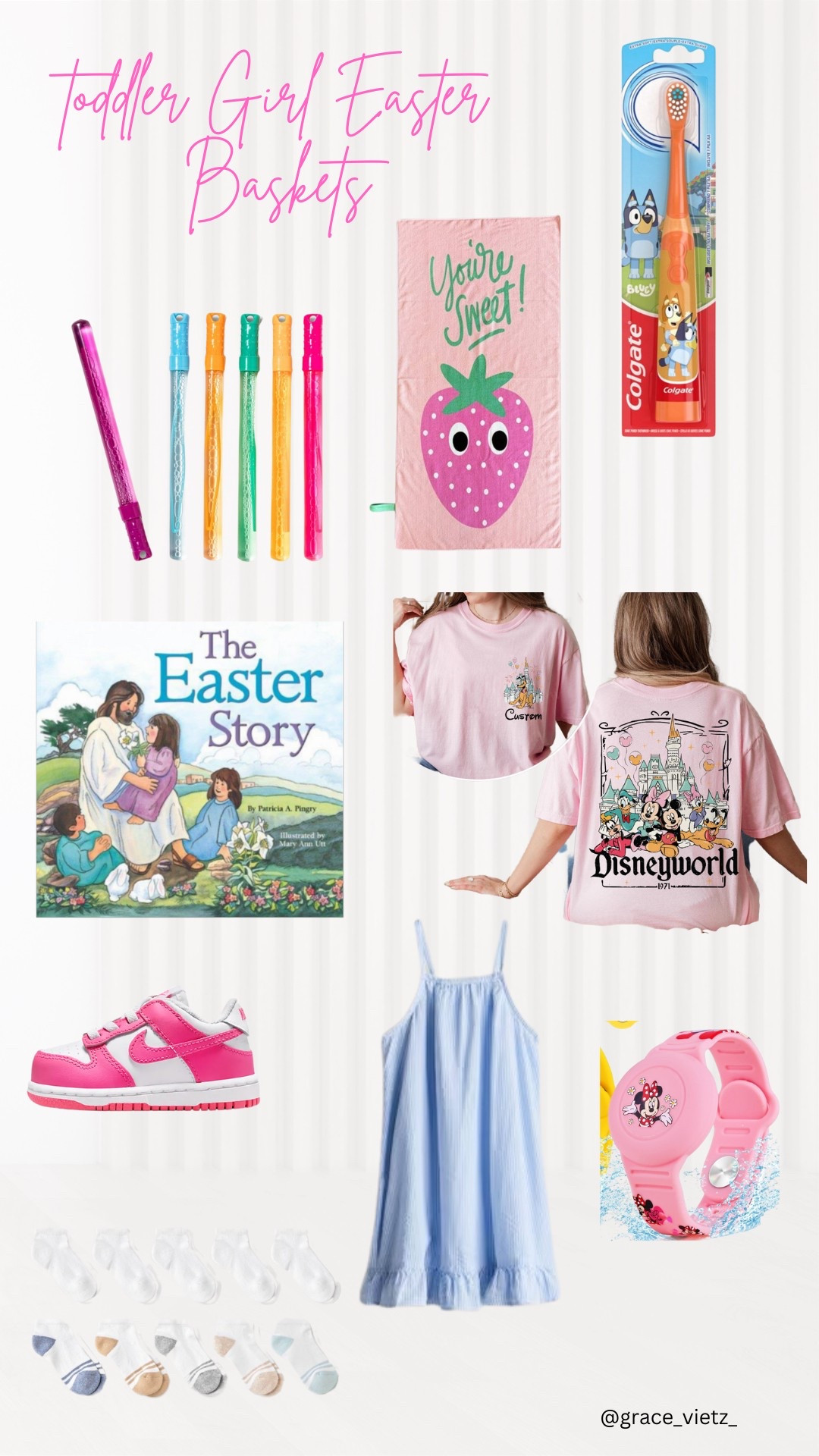 Toddler girl Easter basket ideas! 

#LTKFamily #LTKKids #LTKSeasonal