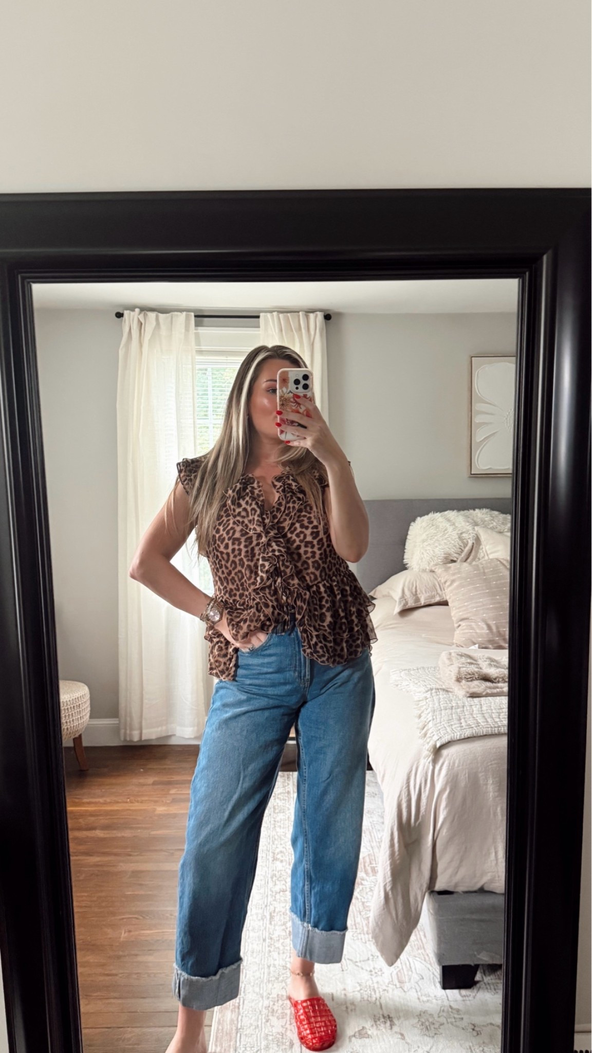 🐆❤️  - top is an old Marshall’s find but will link similar!

#LTKgrwm #LTKootd #LTKdayinmylife