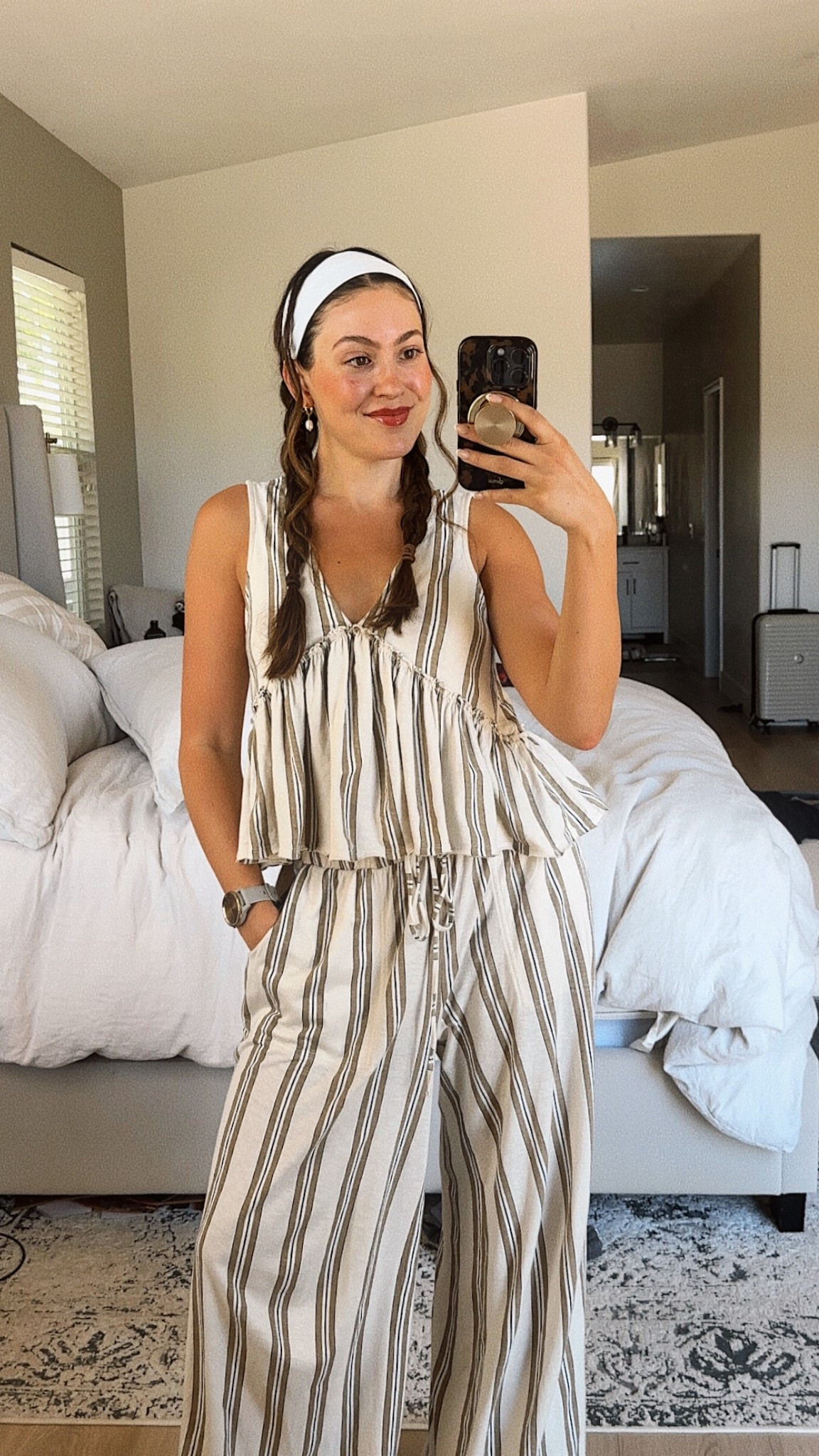 Summer lounge set🤍🤎

#LTKSeasonal #LTKFindsUnder50