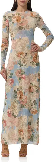 AFRM Paola Floral Print Long Sleeve Dress | Nordstrom | Nordstrom