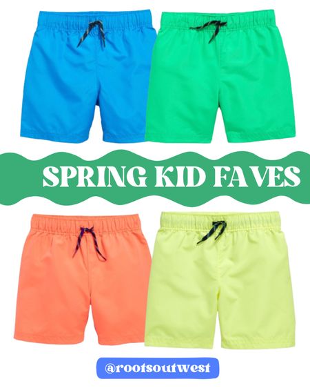 Grabbed the green and blue versions of these swim trunks for my boys recently. The colors are so vibrant and fun! 

#LTKkids #LTKtravel #LTKSeasonal