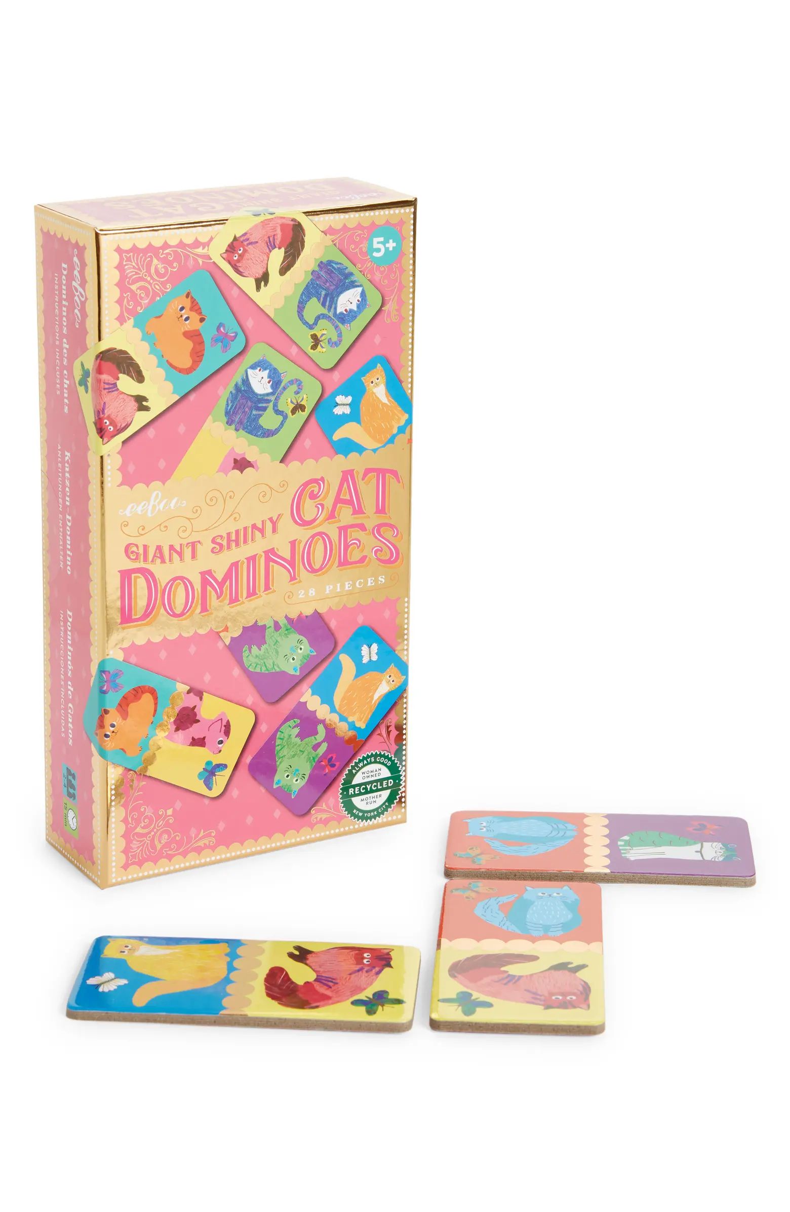 eeBoo Giant Shiny Cat Dominoes 28-Piece Set | Nordstrom | Nordstrom