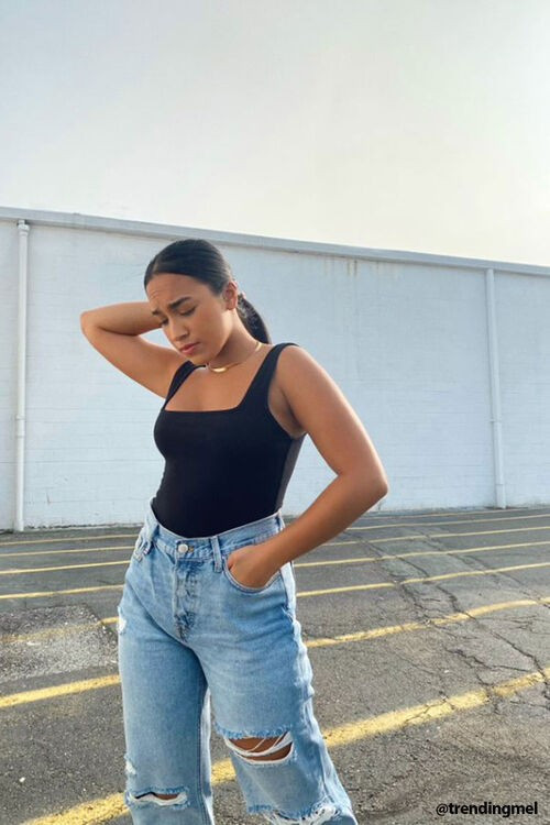 Ribbed Knit Tank Bodysuit | Forever 21 (US)